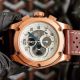New Tag Heuer MP4-12C Chronograph Knockoff Watch Rose Gold Brown Leather Strap (3)_th.jpg